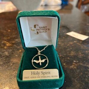 Holy Spirit Medal on chain